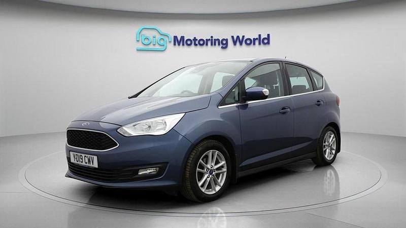 Used Ford C-MAX Zetec 120 HP (88 kW) 2019 Blue MPV