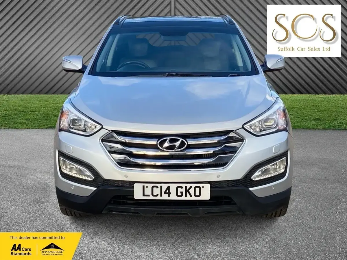 Używany Hyundai Santa Fe Premium SE 2014 Srebrny SUV