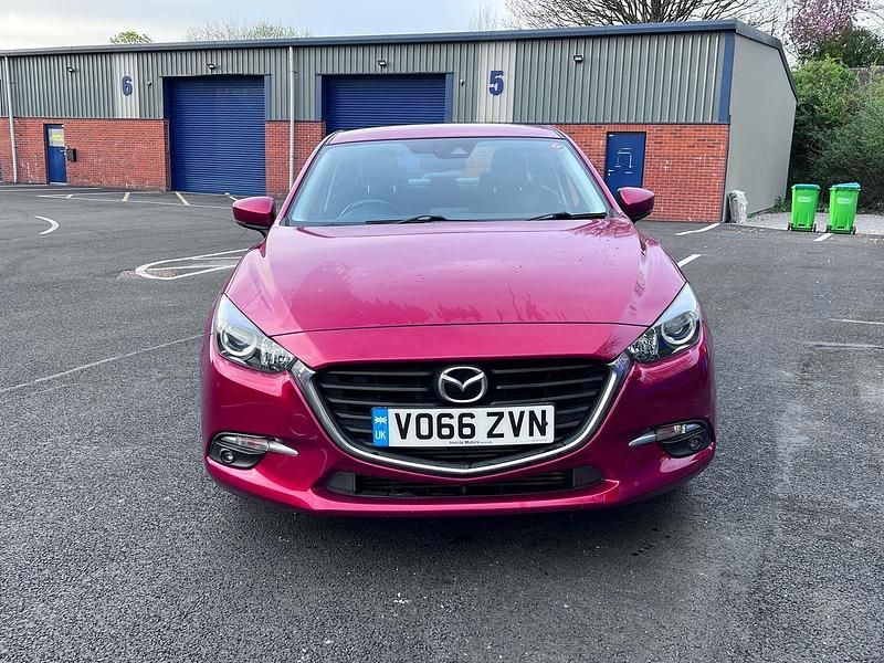 Red Used 2016 Mazda 3 Sedan | £7,495 (A bit pricey) - Image 1/4