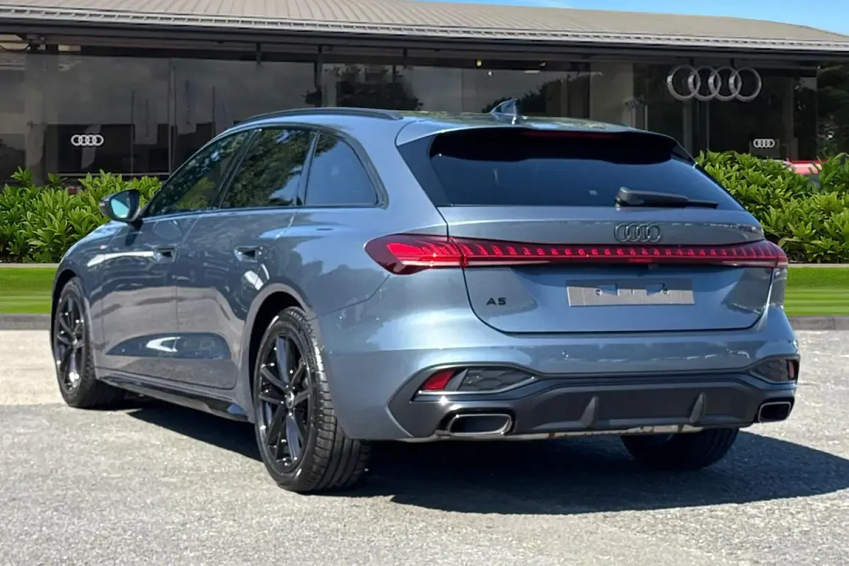New Audi A5 Black Edition 2026 Blue Estate