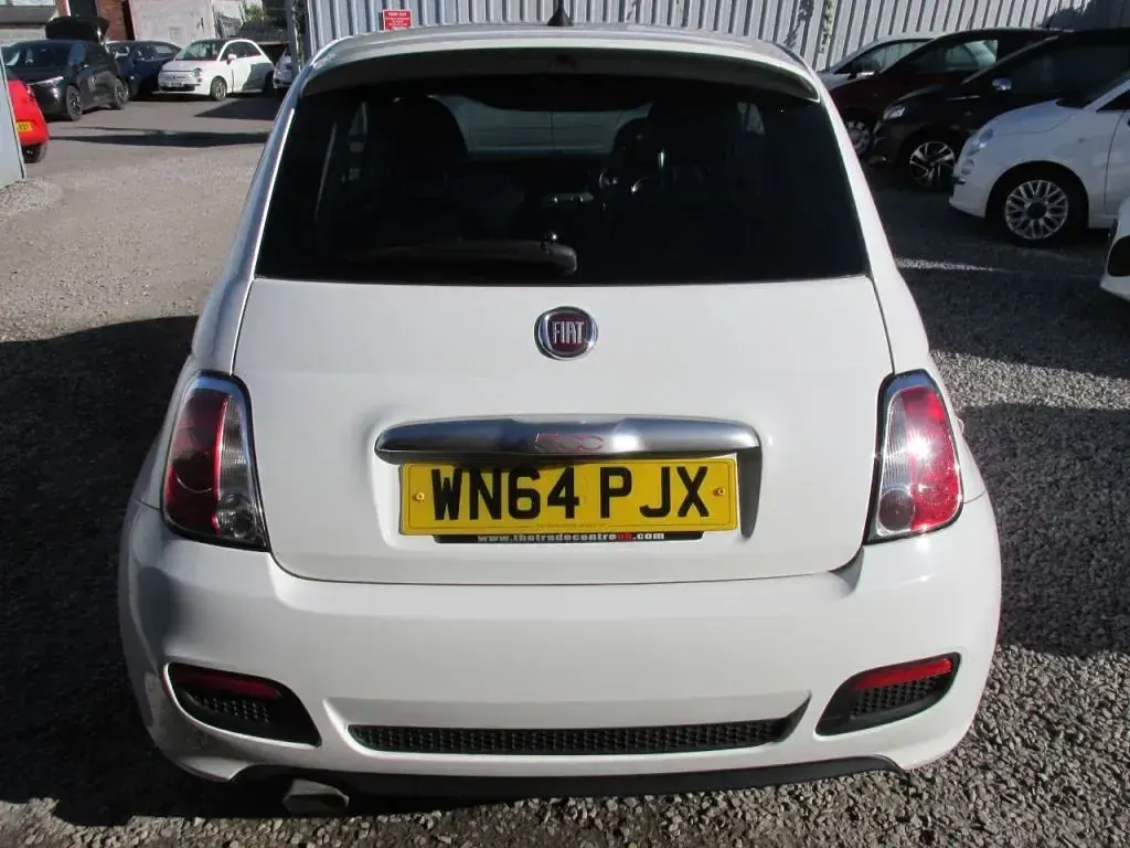 Used Fiat 500 S 69 HP (50 kW) 2014 White Hatchback