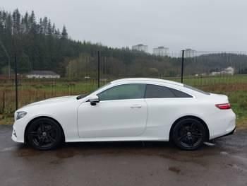 Used Mercedes E300 AMG line 245 HP (180 kW) 2018 White Coupe