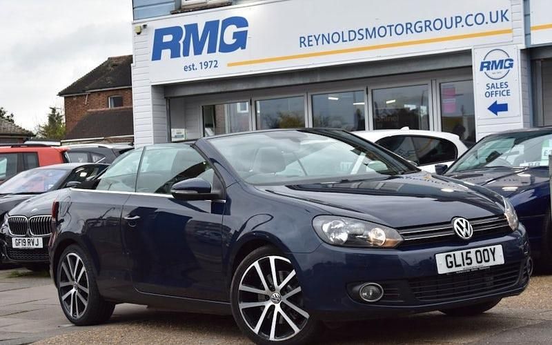 Used VW Golf Cabriolet GT 160 HP (117 kW) 2015 Blue Cabriolet