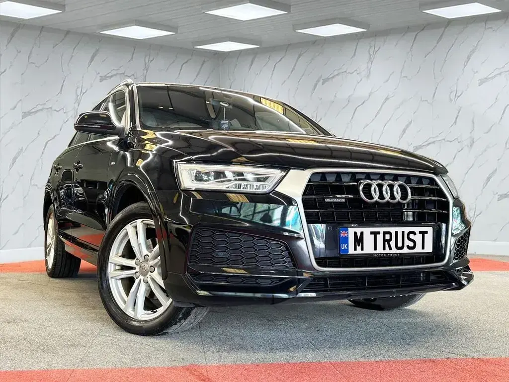 Used Audi Q3 S-Line 150 HP (110 kW) 2017 Black SUV