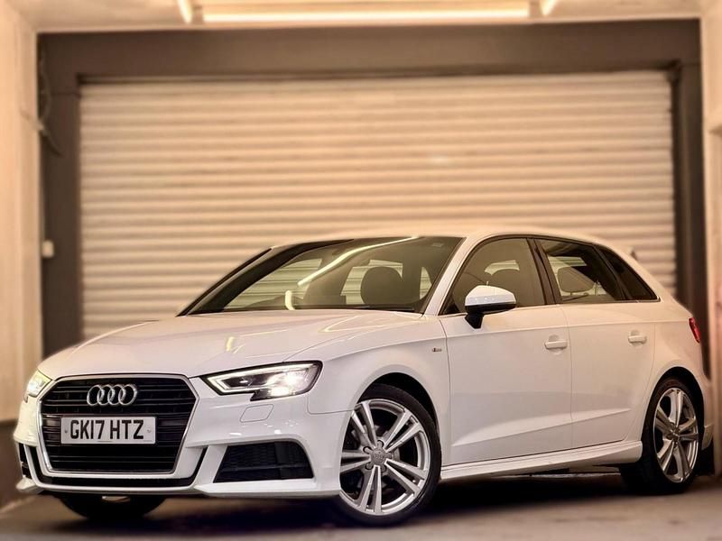 Used Audi A3 S-Line 2017 White Hatchback
