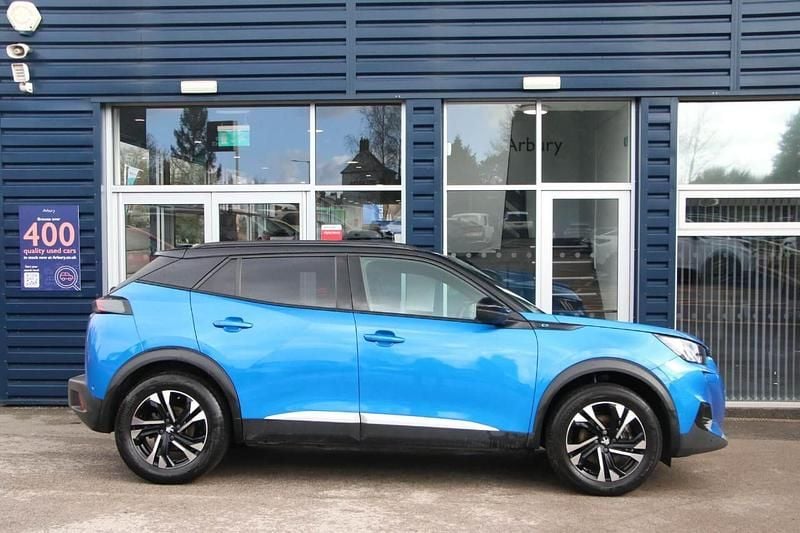 Used Peugeot e-2008 GTi 100 kW (136 HP) 2022 Blue SUV