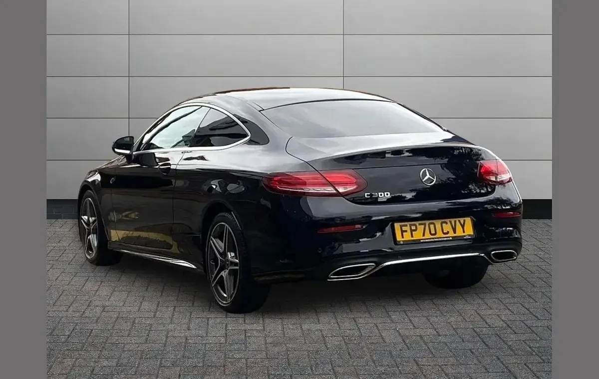Used Mercedes C300 AMG Line Premium 254 HP (186 kW) 2020 Black Coupe