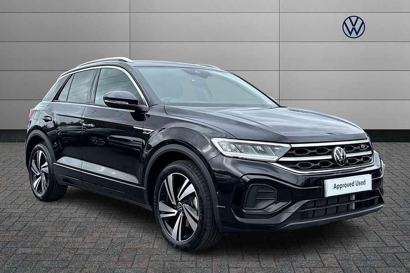 Black Used 2025 VW T-Roc R-line SUV | £27,199 (Fair price) - Image 1/4