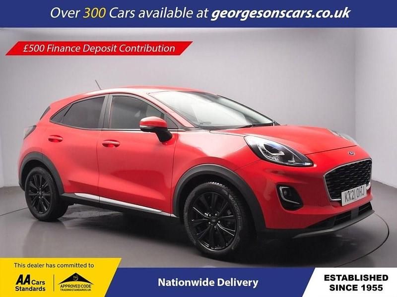 Usado Ford Puma Titanium 125 HP (91 kW) 2021 Vermelho Citadino