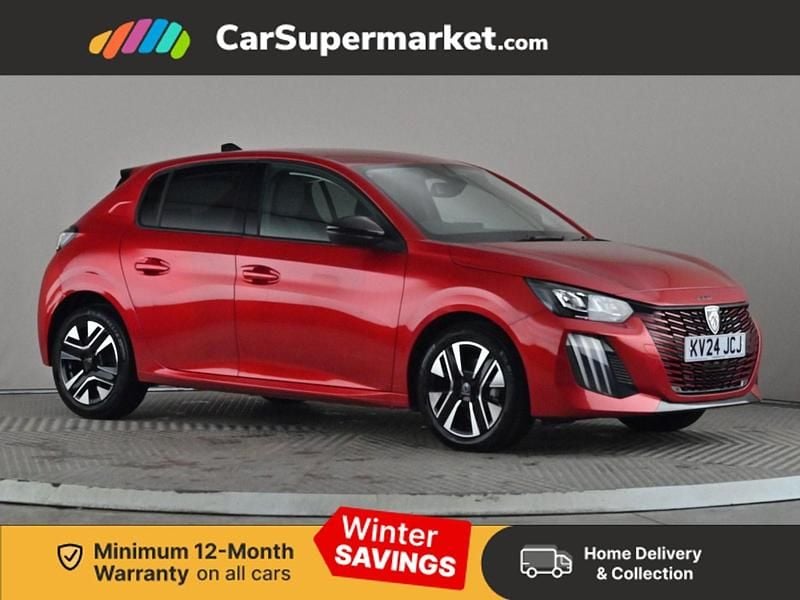 Red Used 2024 Peugeot 208 Allure Hatchback | £15,897 (Fair price) - Image 1/3