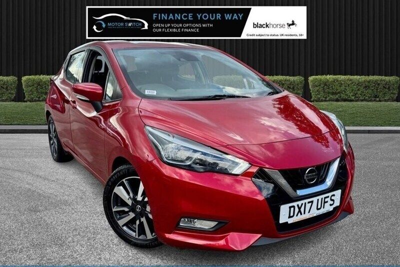 Red Used 2017 Nissan Micra Acenta Hatchback | £6,895 (Fair price) - Image 1/1