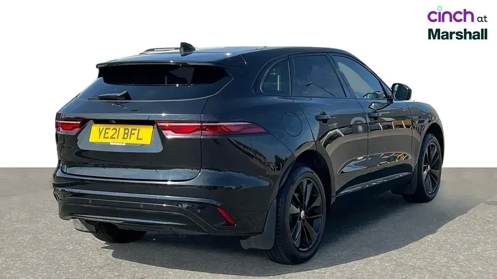 Used Jaguar F-Pace R-Dynamic 204 HP (150 kW) 2021 Santorini black SUV