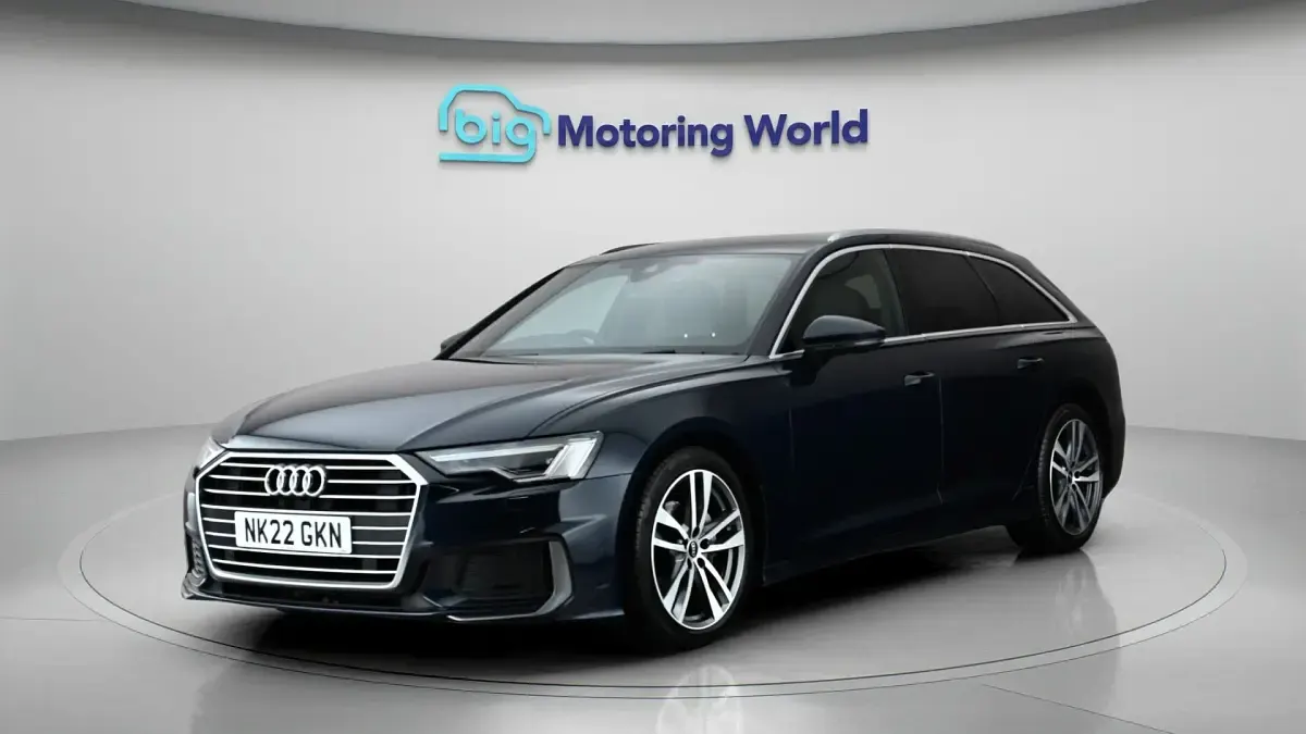 Used Audi A6 S-Line 204 HP (150 kW) 2021 Blue Estate