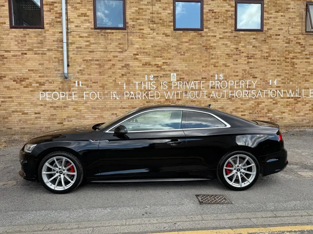 Used Audi A5 S-Line 150 HP (110 kW) 2018 Black Coupe