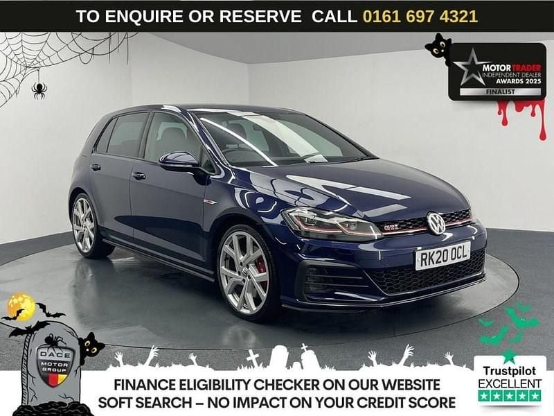 Blue Used 2020 VW Golf VII GTI Hatchback | £19,770 (Good price) - Image 1/3