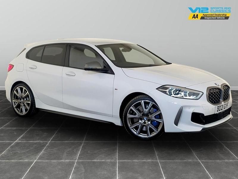 White Used 2021 BMW M135 Comfort Edition Hatchback | £25,895 (Good price) - Image 1/2