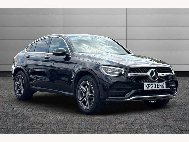 Black Used 2023 Mercedes GLC300e AMG line Coupe | £35,990 (Super price) - Image 1/2