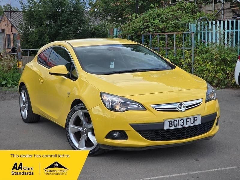 Yellow Used 2013 Vauxhall Astra GTC SRi Hatchback | £5,450 (Fair price) - Image 1/4