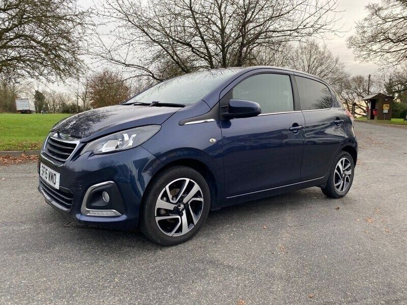 Blue Used 2015 Peugeot 108 Allure Hatchback | £5,350 (Fair price) - Image 1/3