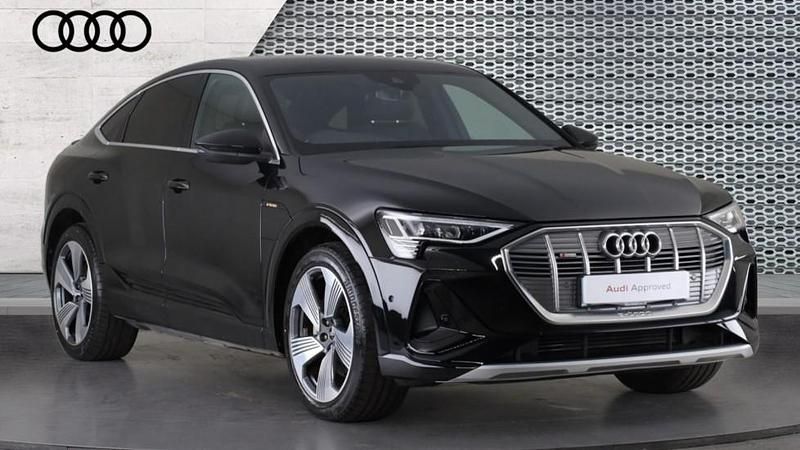 Mythos black Used 2021 Audi e-tron S-Line SUV | £25,141 (Fair price) - Image 1/4