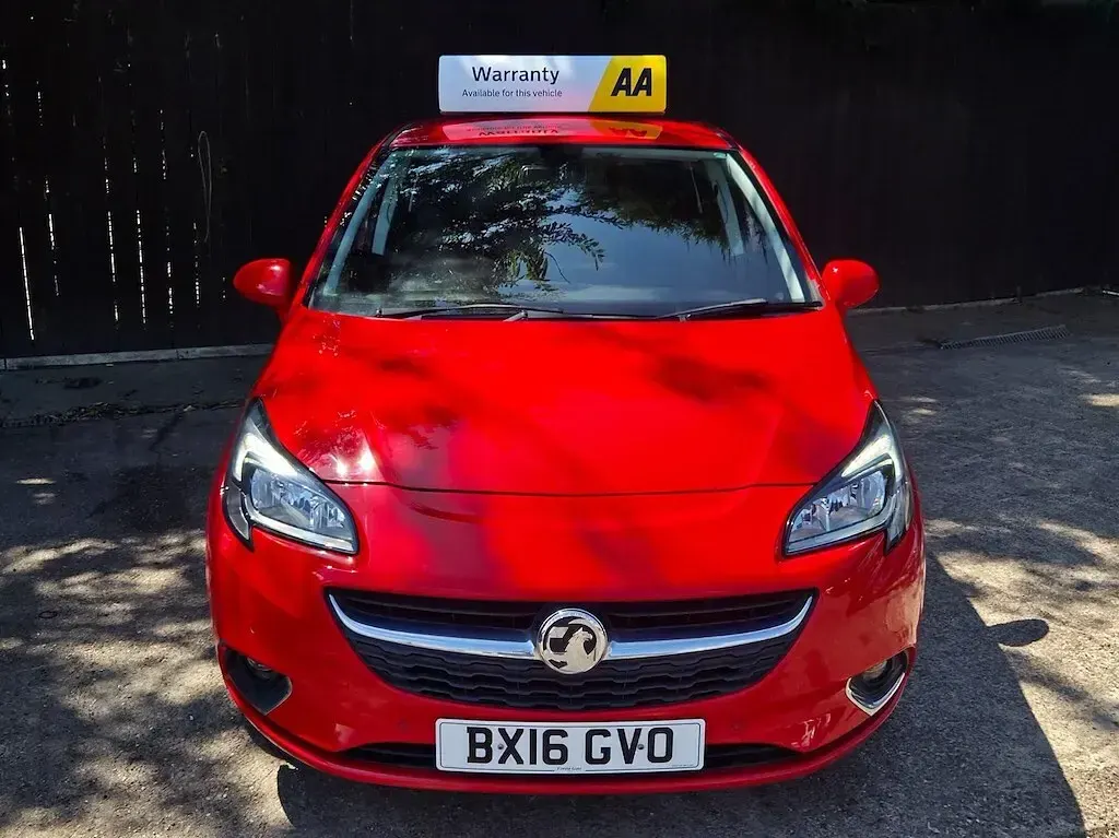 Used Vauxhall Corsa 90 HP (66 kW) 2016 Red Hatchback