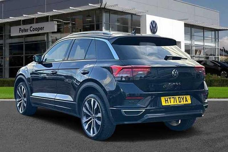 Used VW T-Roc R-line 150 HP (110 kW) 2022 Black SUV