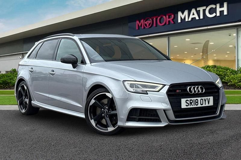 Silver Used 2018 Audi S3 Black Edition Hatchback | £16,990 (Fair price) - Image 1/4