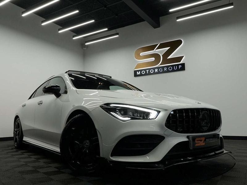 Used Mercedes CLA250 AMG line 2020 White Sedan