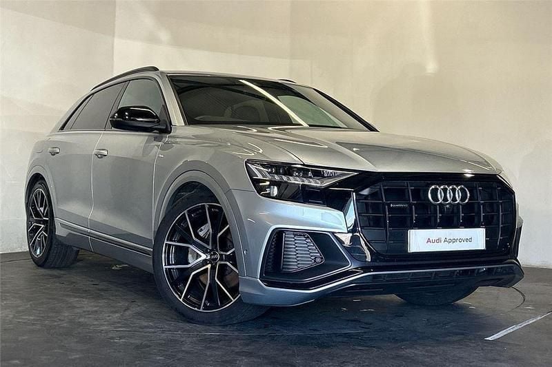 Silver Used 2023 Audi Q8 Black Edition SUV | £52,995 (Fair price) - Image 1/4