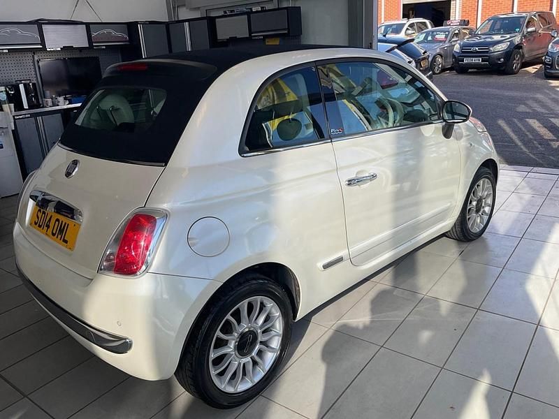 Used Fiat 500C Lounge 69 HP (50 kW) 2014 White Cabriolet
