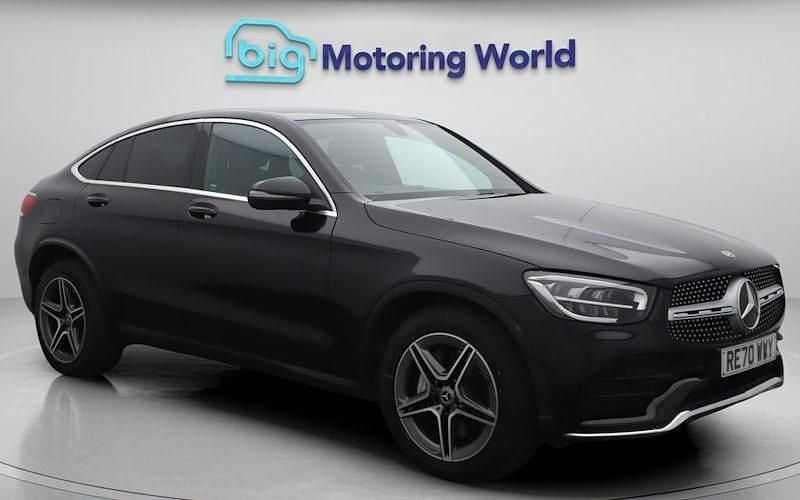 Used 2022 Mercedes GLC220 AMG line Coupe | £25,600 (Good price) - Image 1/4