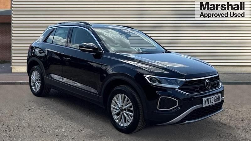 Black Used 2023 VW T-Roc Life SUV | £22,945 (Fair price) - Image 1/4