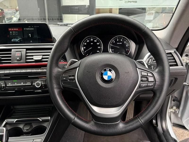 Used BMW 120 Sport Line 184 HP (135 kW) 2018 Silver Hatchback