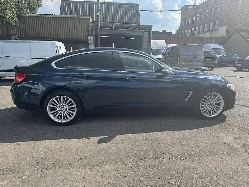 Used BMW 420 Coupé Luxury Line 184 HP (135 kW) 2014 Blue Coupe