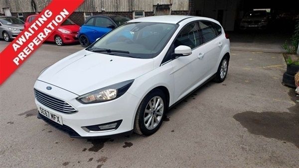 White Used 2018 Ford Focus Titanium Hatchback | £8,199 (Super price) - Image 1/1