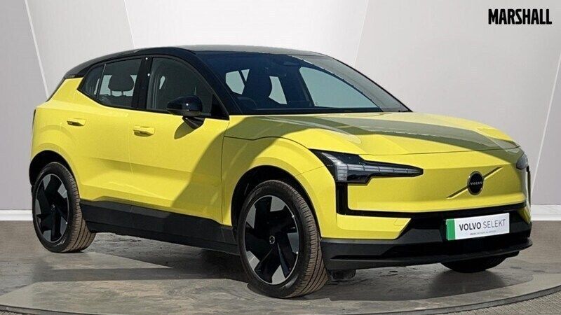 Yellow Used 2025 Volvo EX30 Plus SUV | £28,990 - Image 1/4