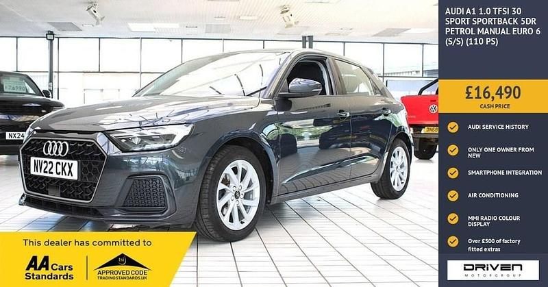 Grey Used 2022 Audi A1 Sport Hatchback | £16,490 (Good price) - Image 1/3