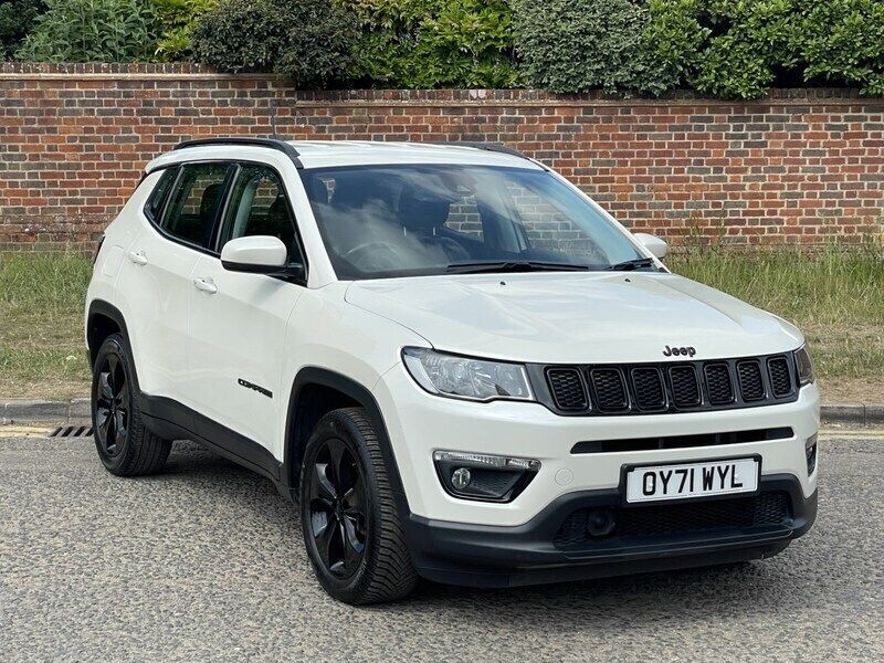 White Used 2021 Jeep Compass Night Eagle SUV | £15,499 (Fair price) - Image 1/4