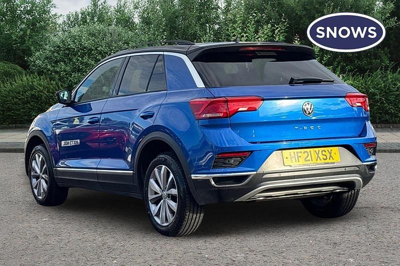 Used VW T-Roc Design 150 HP (110 kW) 2021 Blue SUV