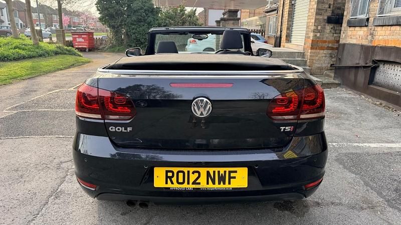 Used VW Golf Cabriolet S 2012 Black Cabriolet