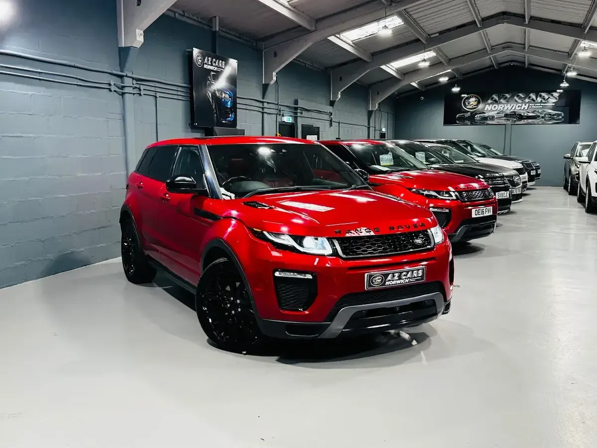 Used Land Rover Range Rover evoque HSE Dynamic 2017 Red Estate