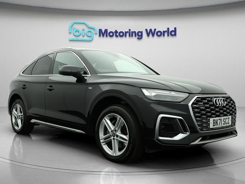 Black Used 2021 Audi Q5 Sportback S-Line SUV | £26,750 (Fair price) - Image 1/4