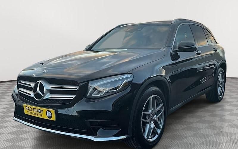 Usado Mercedes GLC220 AMG Line Premium 170 HP (125 kW) 2018 Preto Carrinha