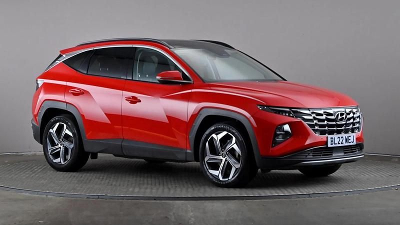 Red Used 2022 Hyundai Tucson Ultimate SUV | £21,698 (Fair price) - Image 1/4