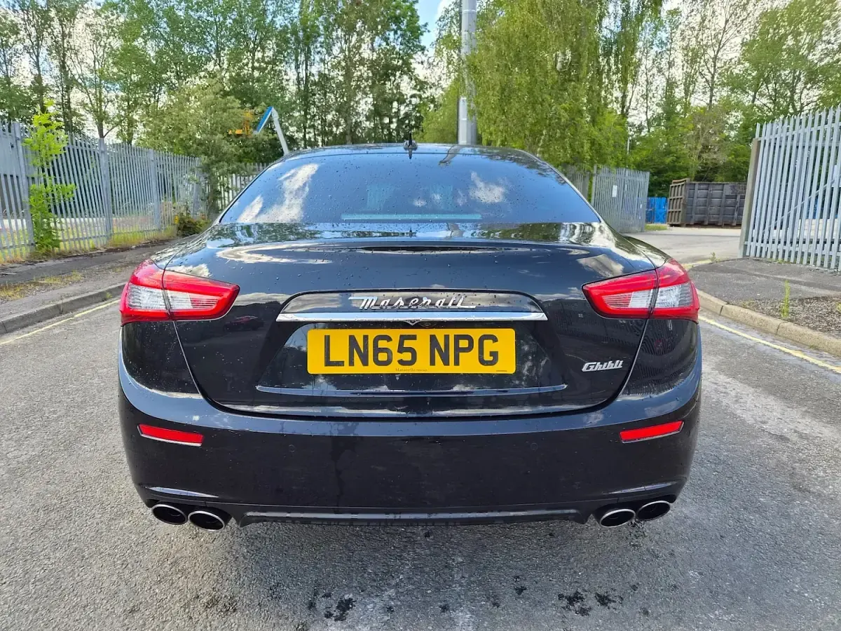 Used Maserati Ghibli 403 HP (296 kW) 2015 Black Sedan