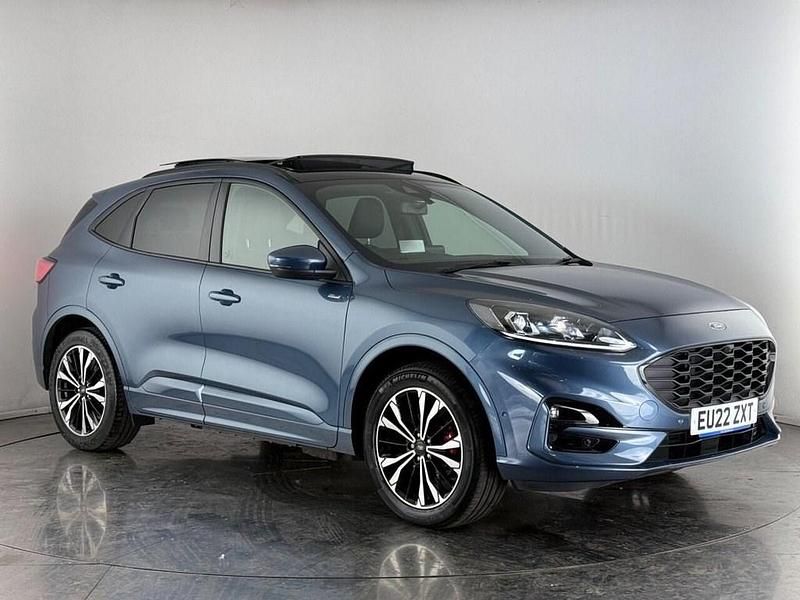 Blue Used 2022 Ford Kuga ST-Line X SUV | £19,500 (Good price) - Image 1/3