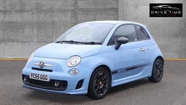 Used Abarth 500 140 HP (102 kW) 2014 Blue Hatchback