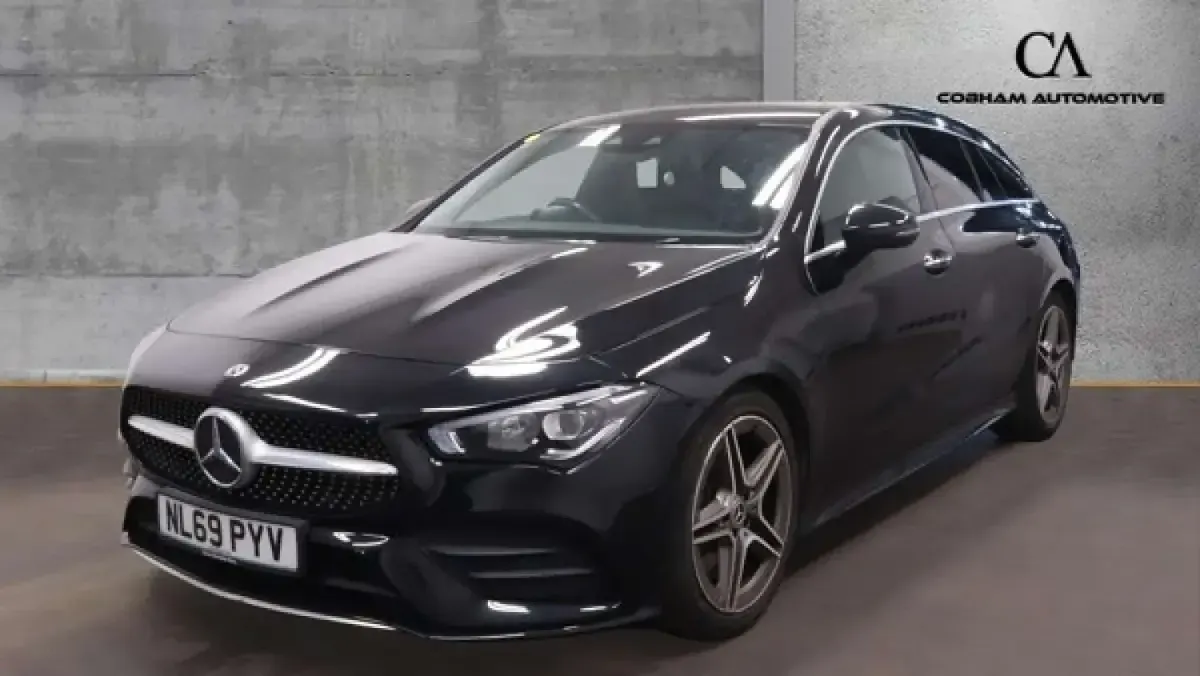 Used Mercedes CLA220 AMG Line Premium 190 HP (139 kW) 2019 Black Coupe