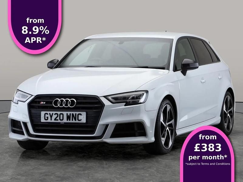 White Used 2020 Audi S3 Black Edition Hatchback | £25,135 (Fair price) - Image 1/4