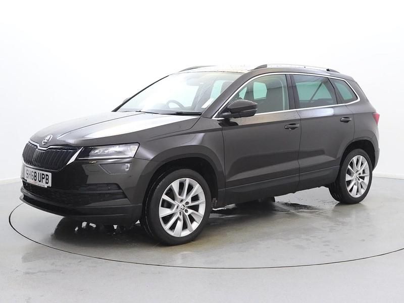 Used Skoda Karoq SE L 115 HP (84 kW) 2018 Brown SUV